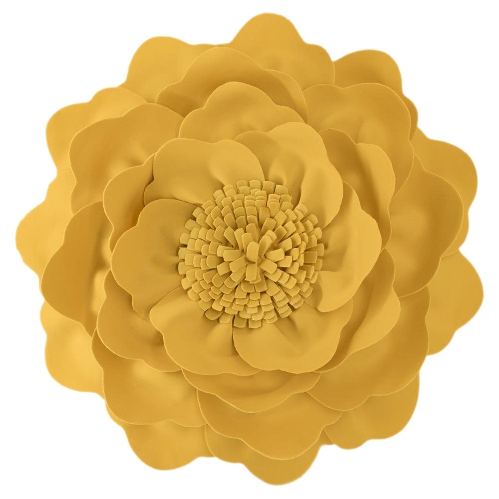 JWH 3D Floral Throw Pillow Floral Throw Pillow