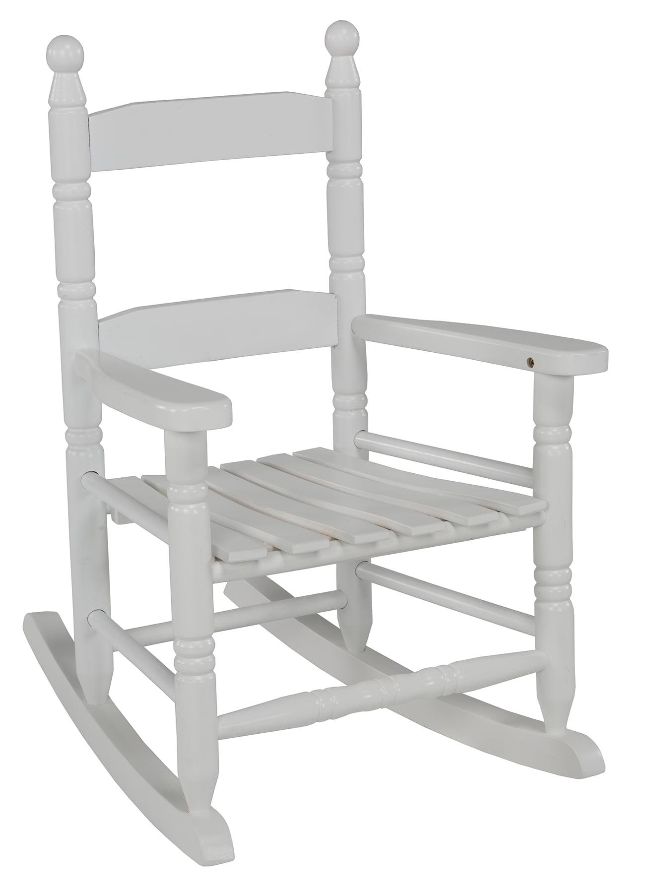 White Kiln-Dried Hardwood Children's Rocking Chair