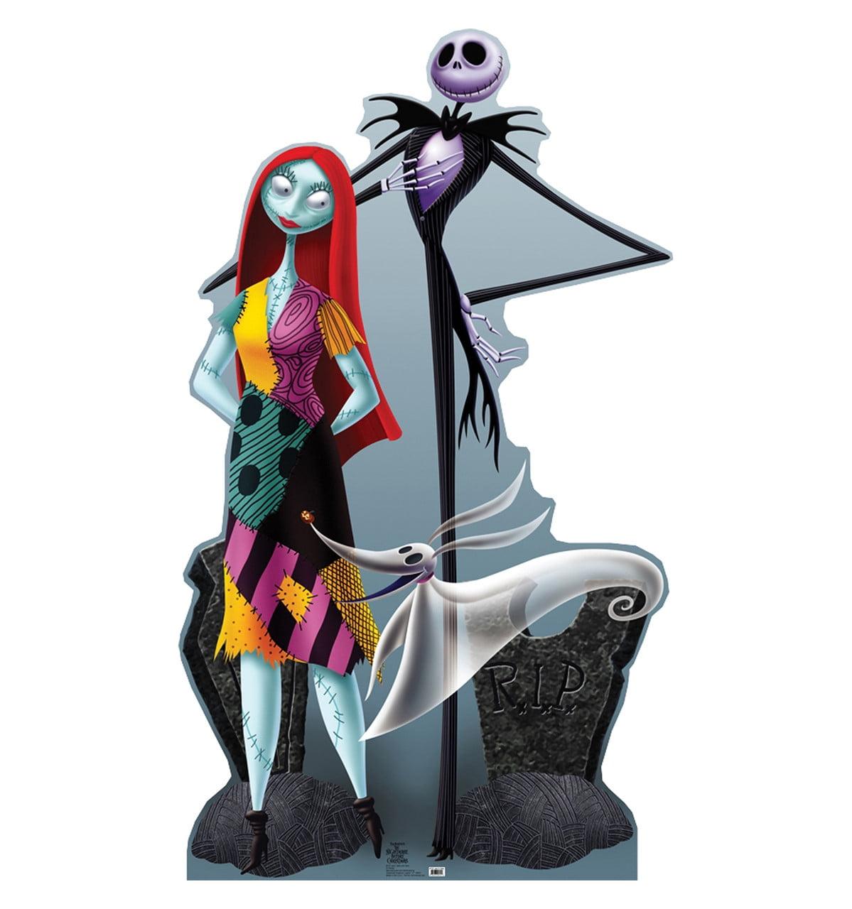 Life-Size Jack, Sally, and Zero Cardboard Stand-Up