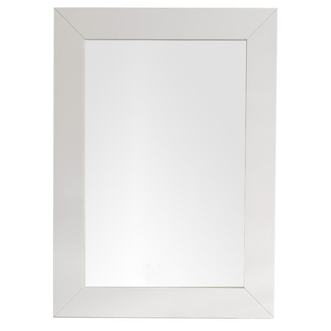 James Martin Vanities 148-M29-BW Weston 29 in. Rectangular Mirror, Bright White