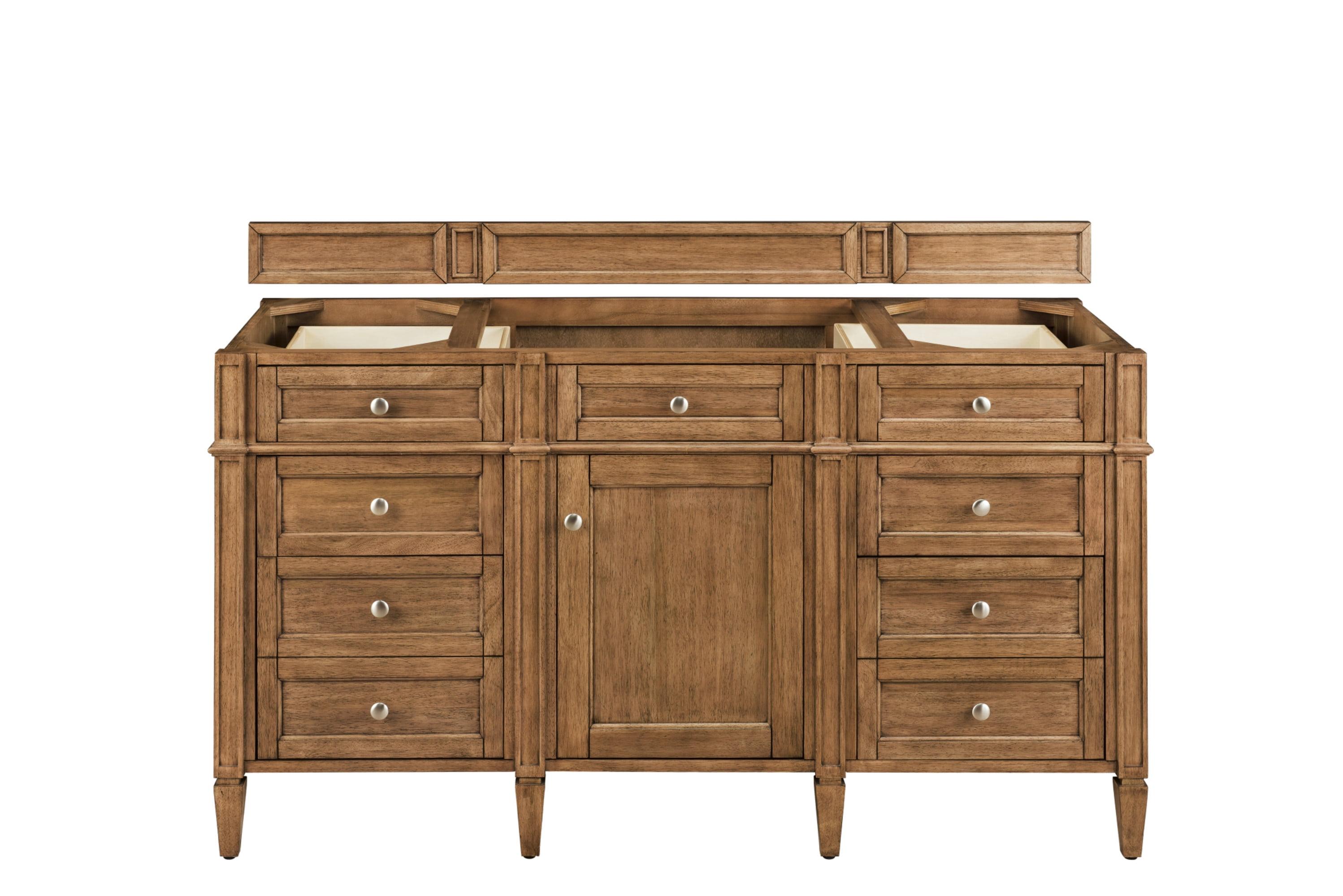 James Martin Furniture  60 in. Brittany Single Vanity, Saddle Brown