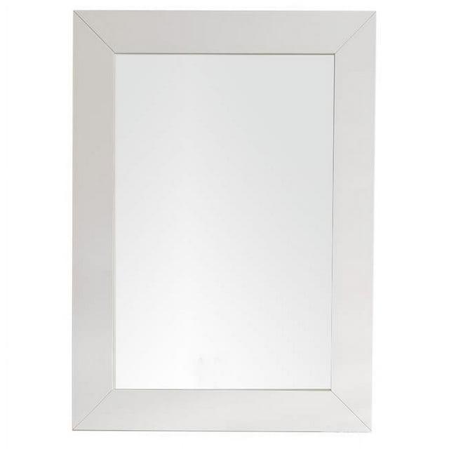 James Martin Vanities Weston 29" Rectangular Mirror, Bright White