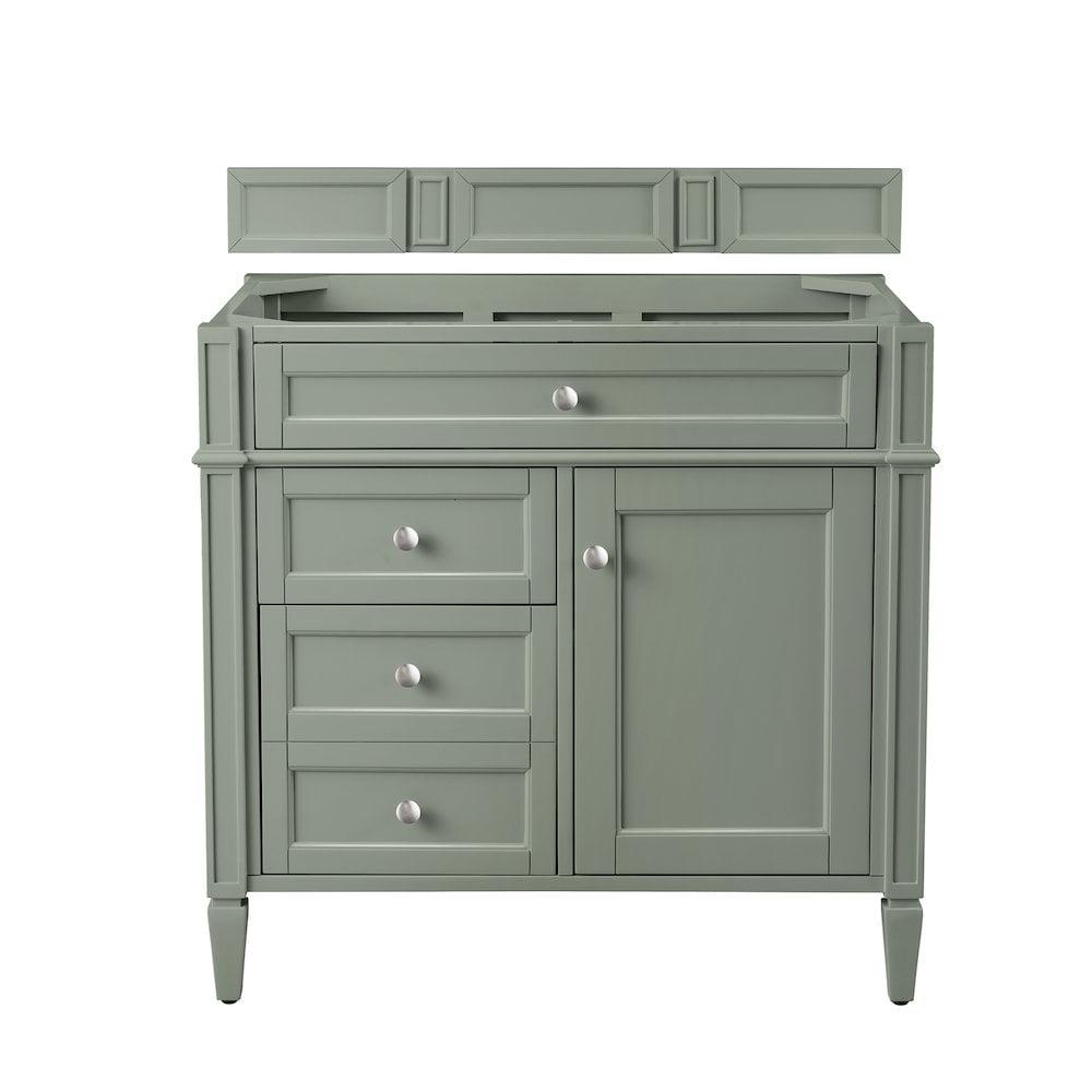 James Martin Vanities 36" Single Vanity Cabinet, Smokey Celadon