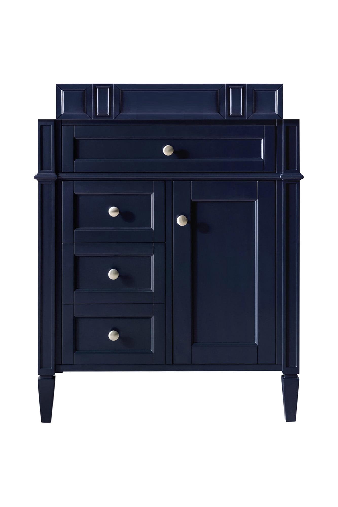 James Martin Vanities 650-V30 Brittany 30" Single Basin Poplar Wood Vanity Cabinet Only -
