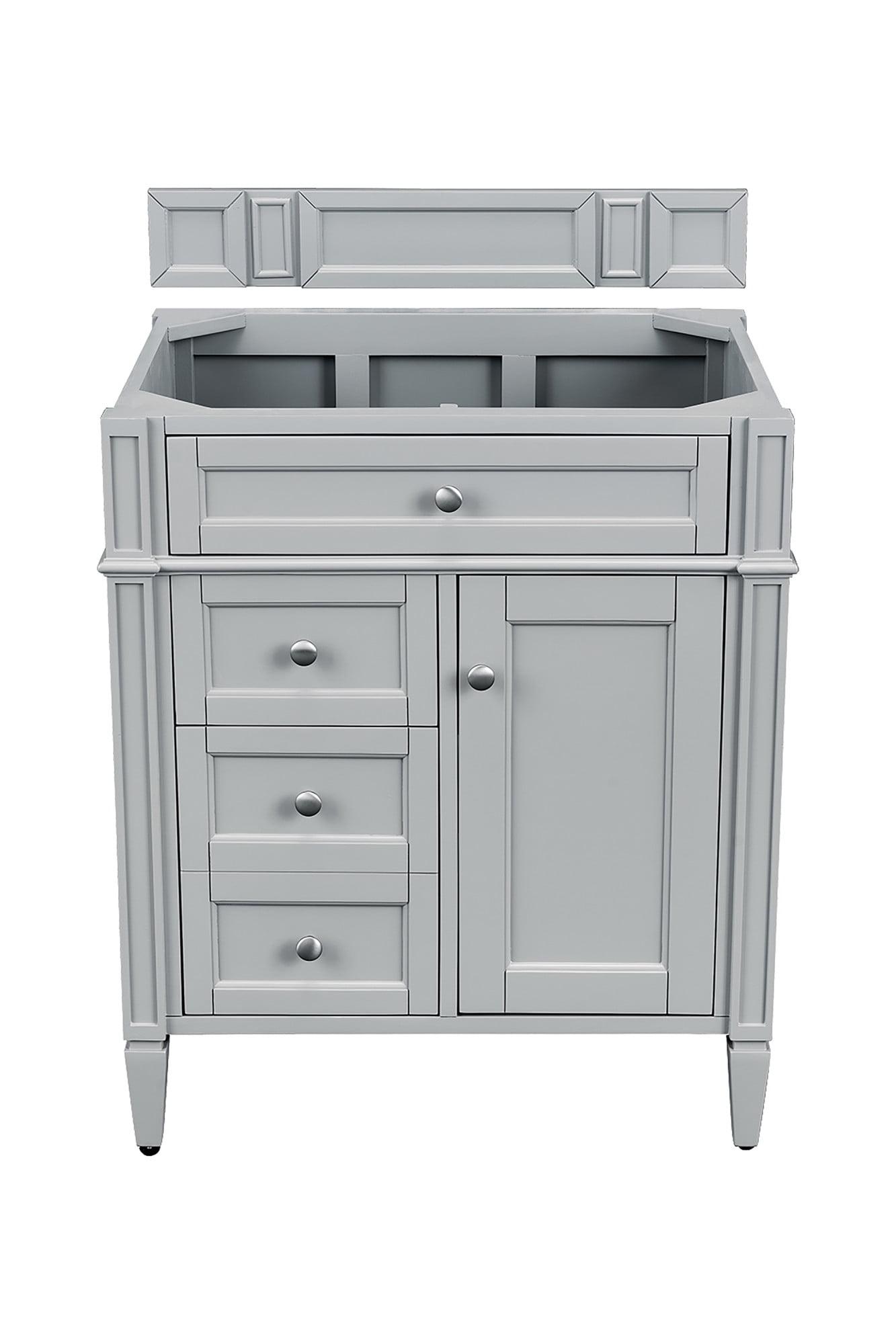 James Martin Vanities 650-V30 Brittany 30" Single Basin Poplar Wood Vanity Cabinet Only -