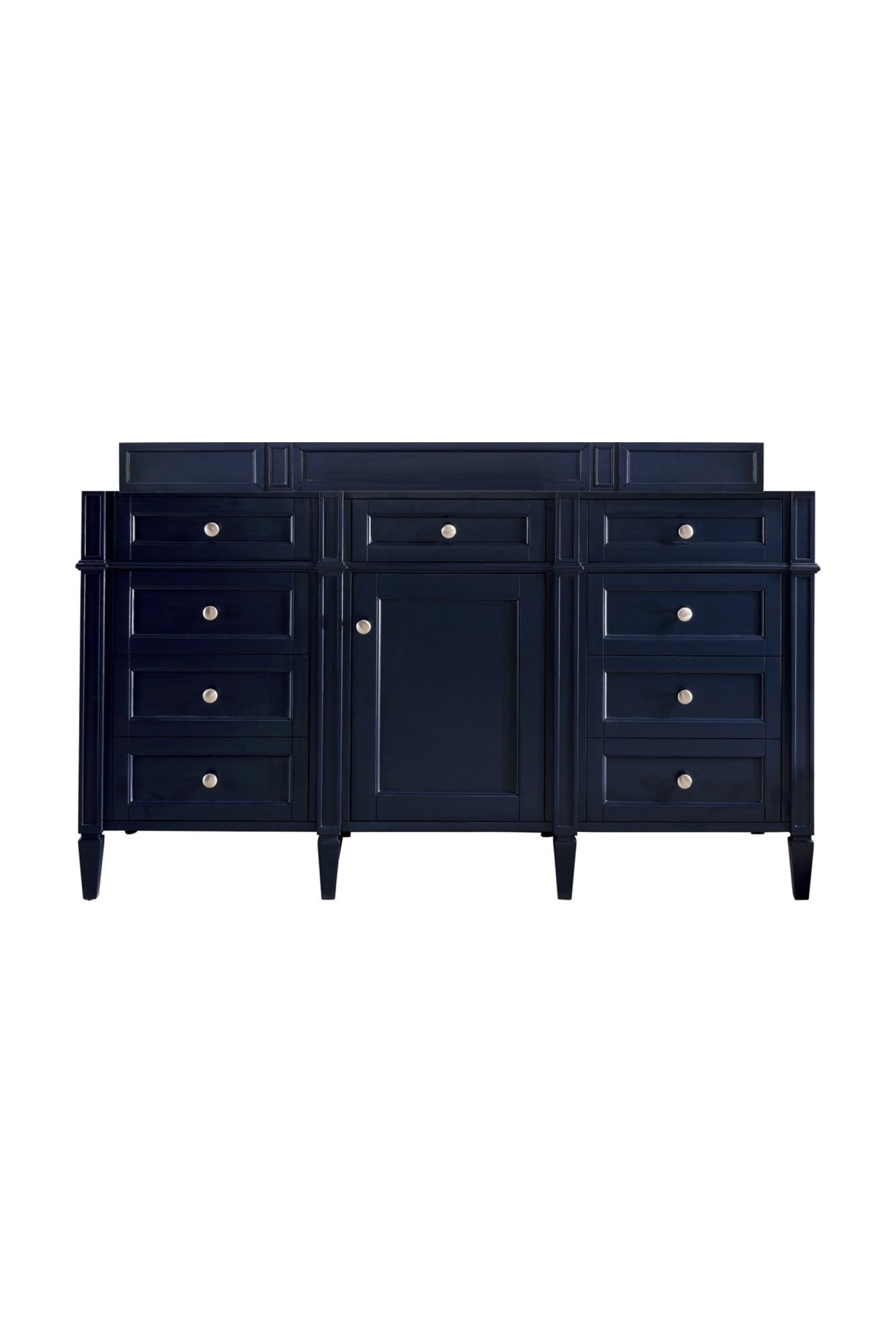 James Martin Vanities 650-V60s Brittany 60" Single Basin Poplar Wood Vanity Cabinet Only -