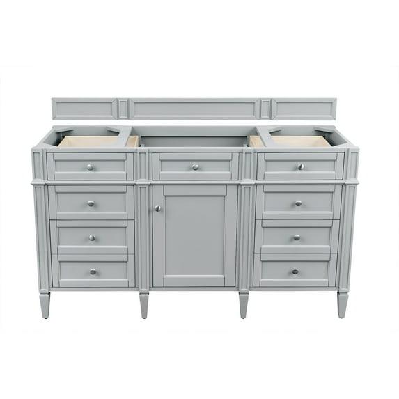 James Martin Vanities 650-V60s Brittany 60" Single Basin Poplar Wood Vanity Cabinet Only -