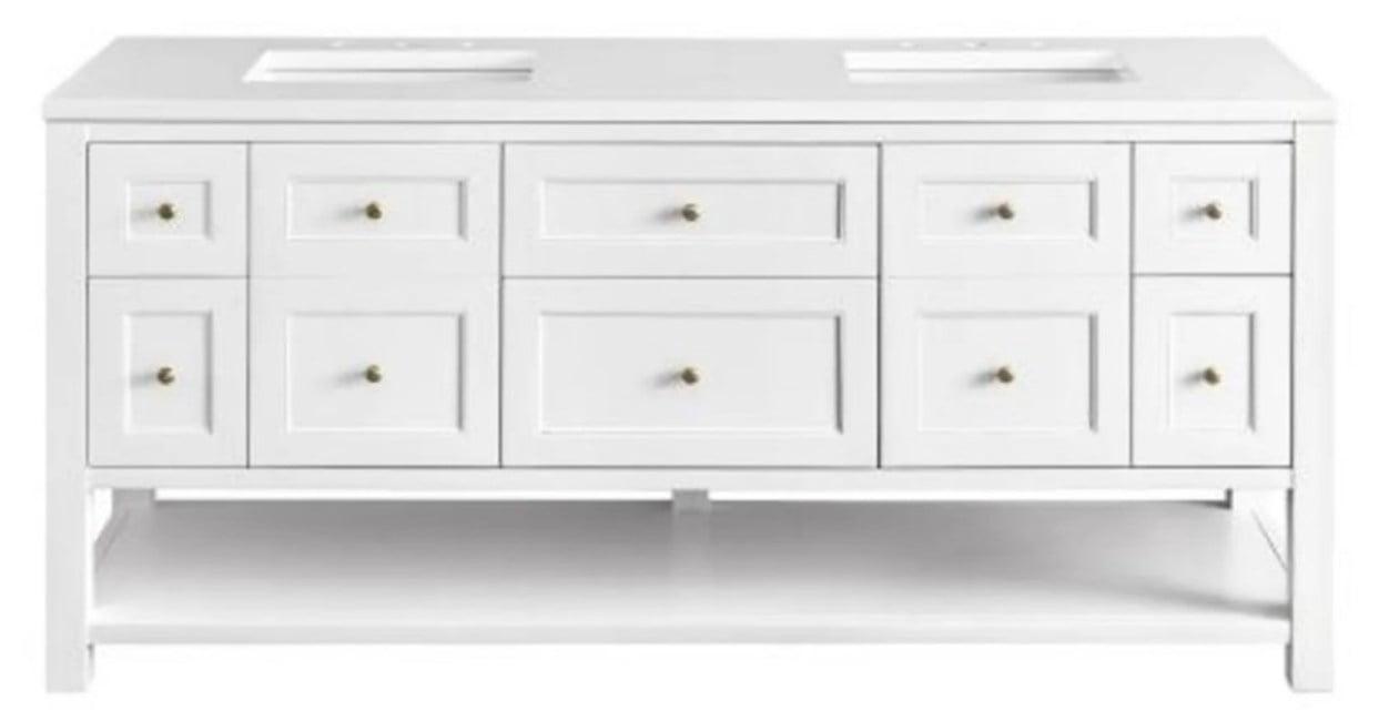 Breckenridge 72" Double Bathroom Vanity Set