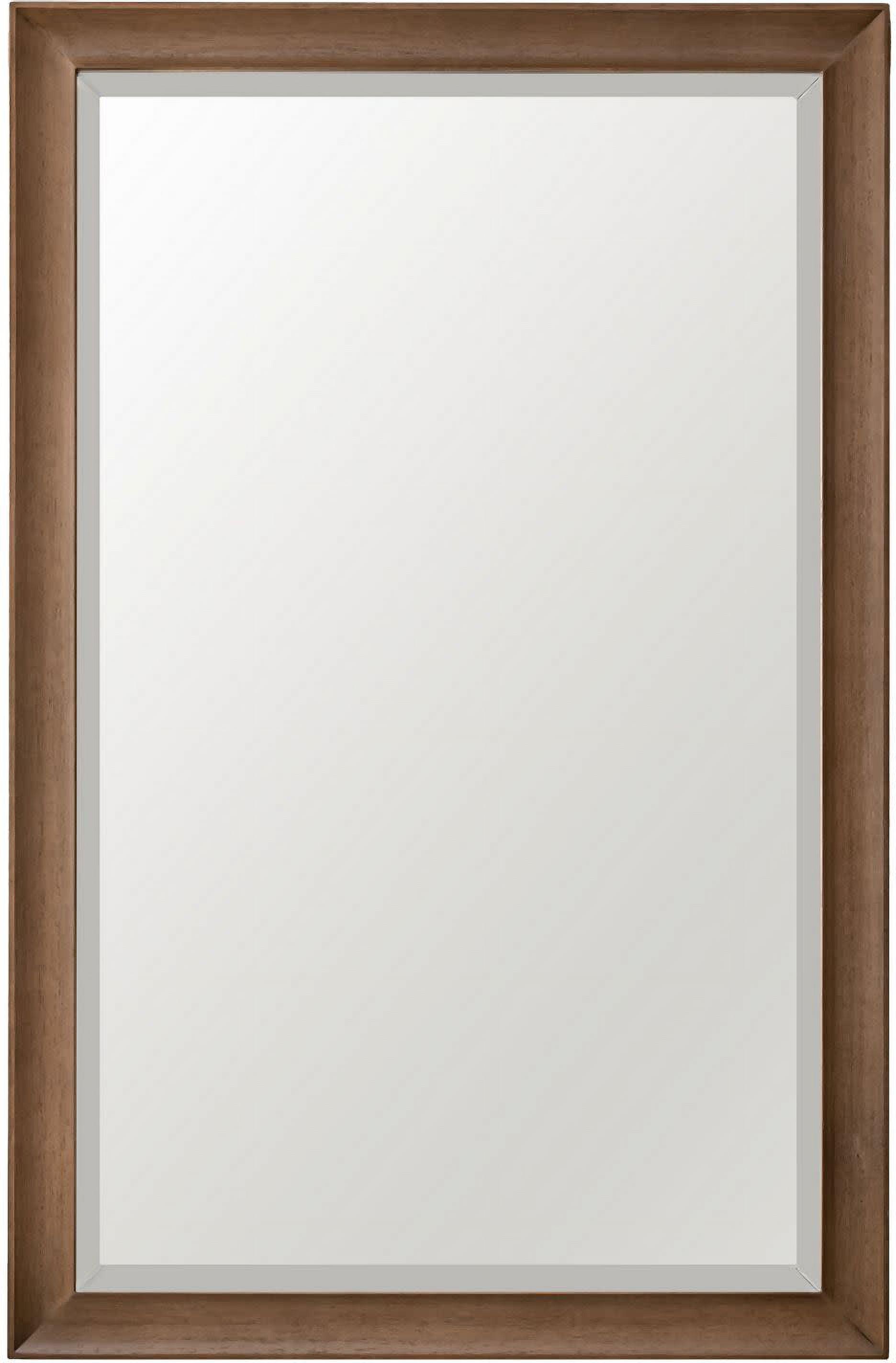 Glenbrooke Solid Wood Flat Wall Mirror