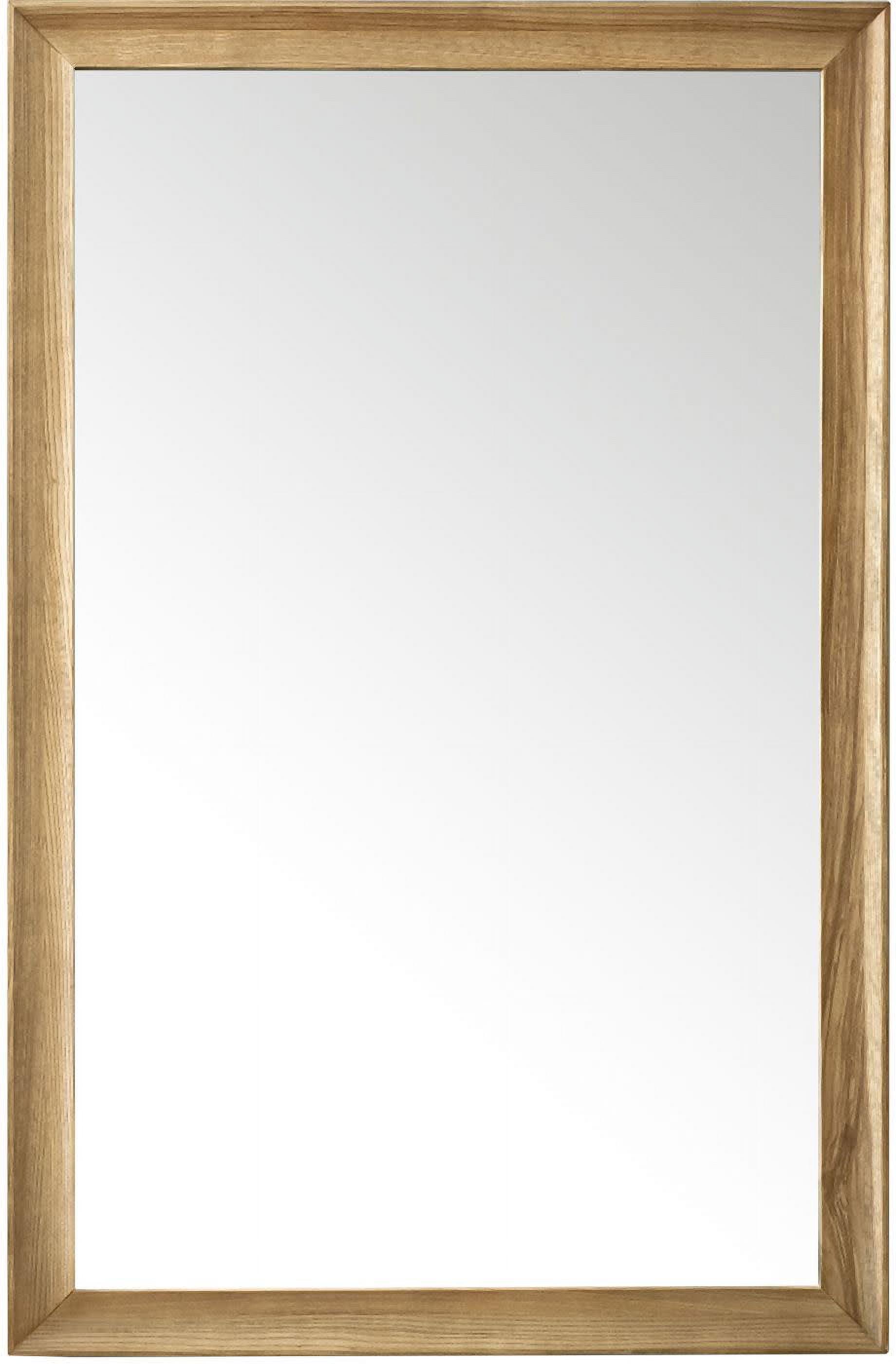 Glenbrooke Solid Wood Flat Wall Mirror