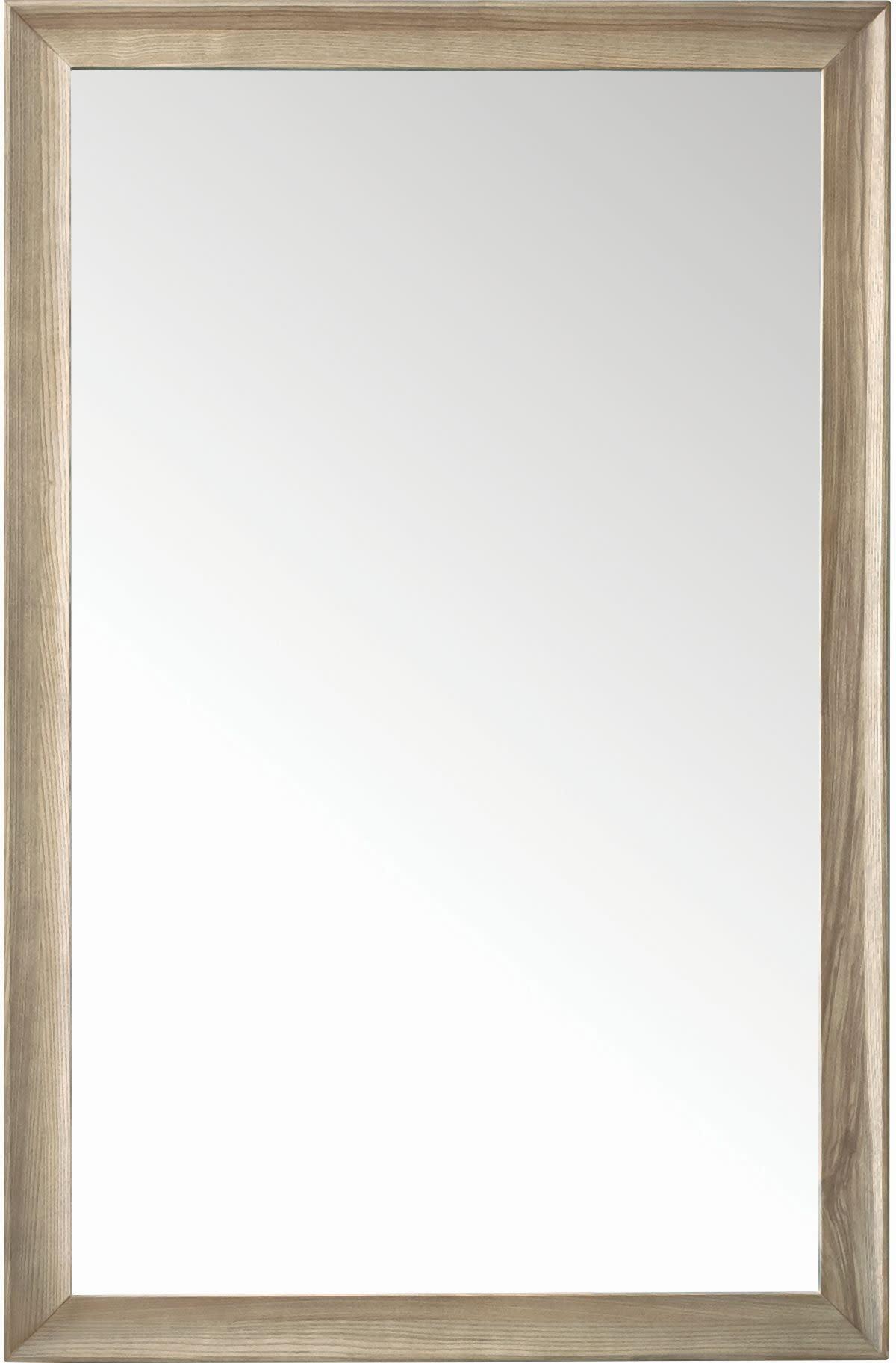 Glenbrooke Solid Wood Flat Wall Mirror
