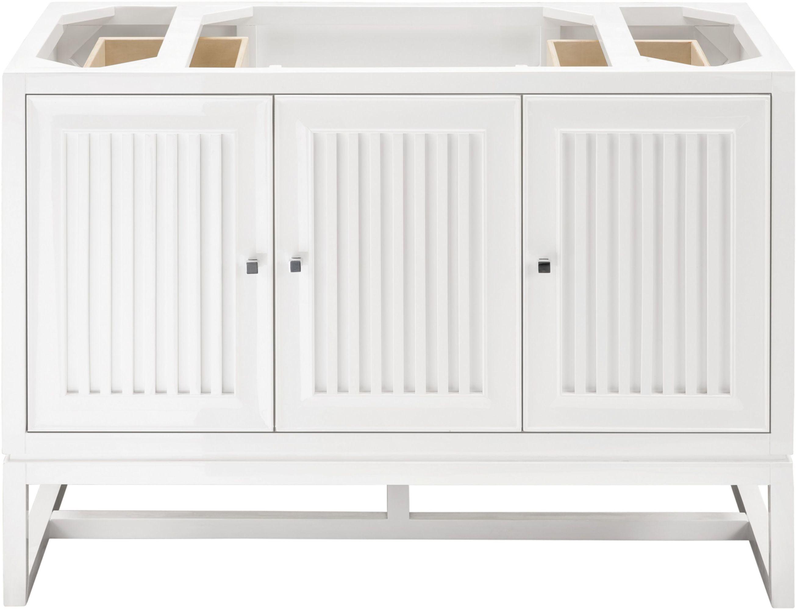 Athens 48" Glossy White Single Vanity Cabinet