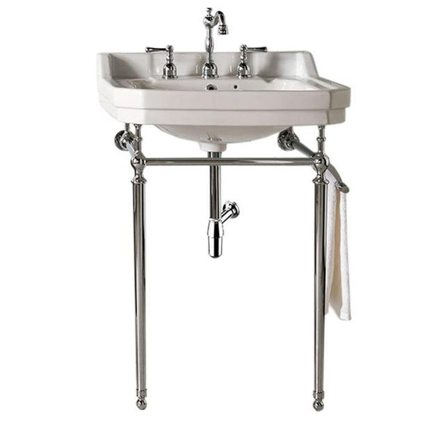 James Martin Vanities Wellington 24" Single Console Single Sink w/ Chrome Finish Stand