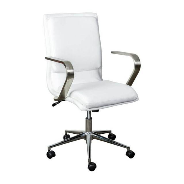 Flash Furniture Mid-Back Designer Upholstered Swivel Executive Office Chair with Armrests by Flash Furniture