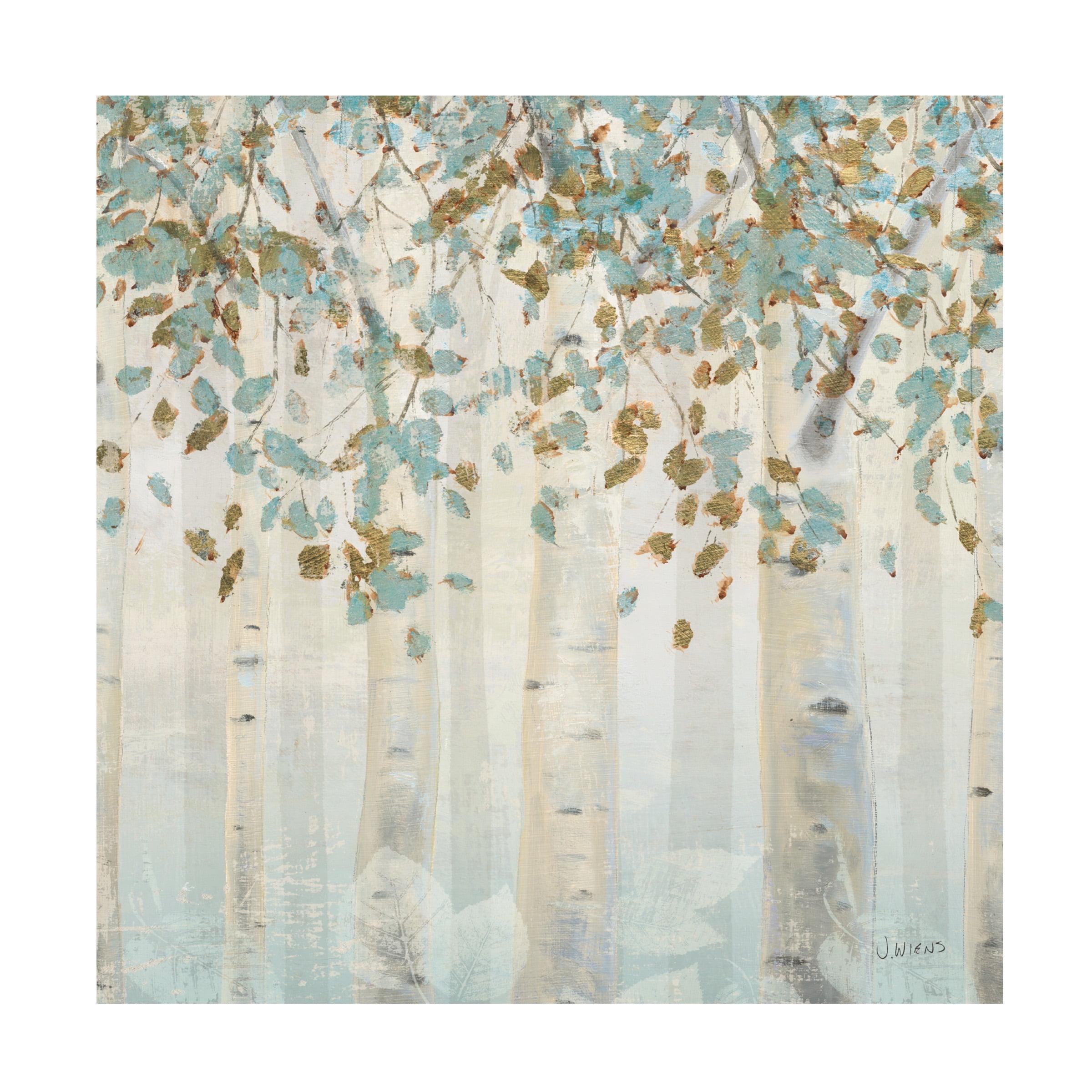 Dream Forest Square I Birch Trees Canvas Art 24 x 24