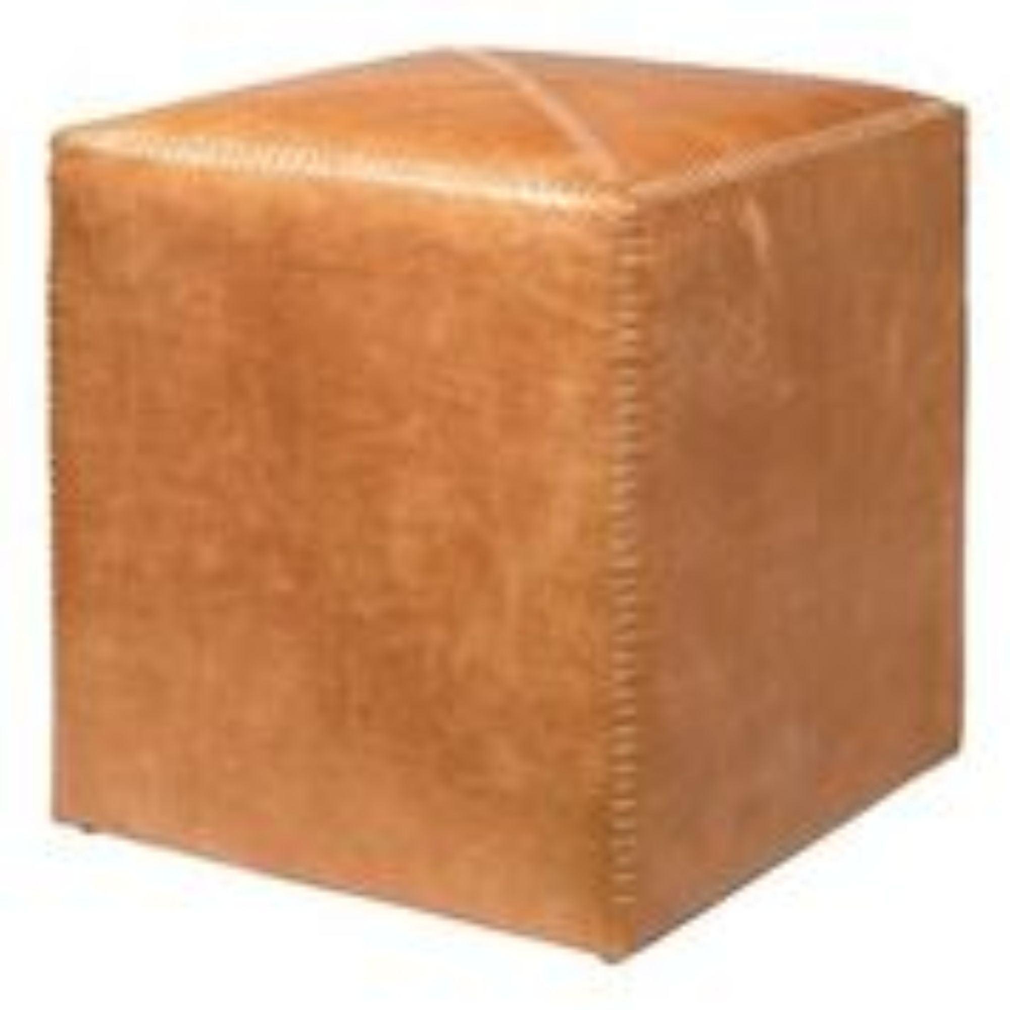 Jamie Young Company Leather Pouf