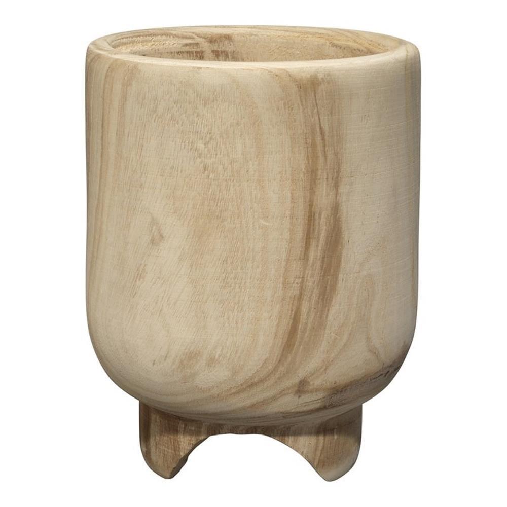 Jamie Young Co Canyon Transitional Wood Vase in Natural Brown