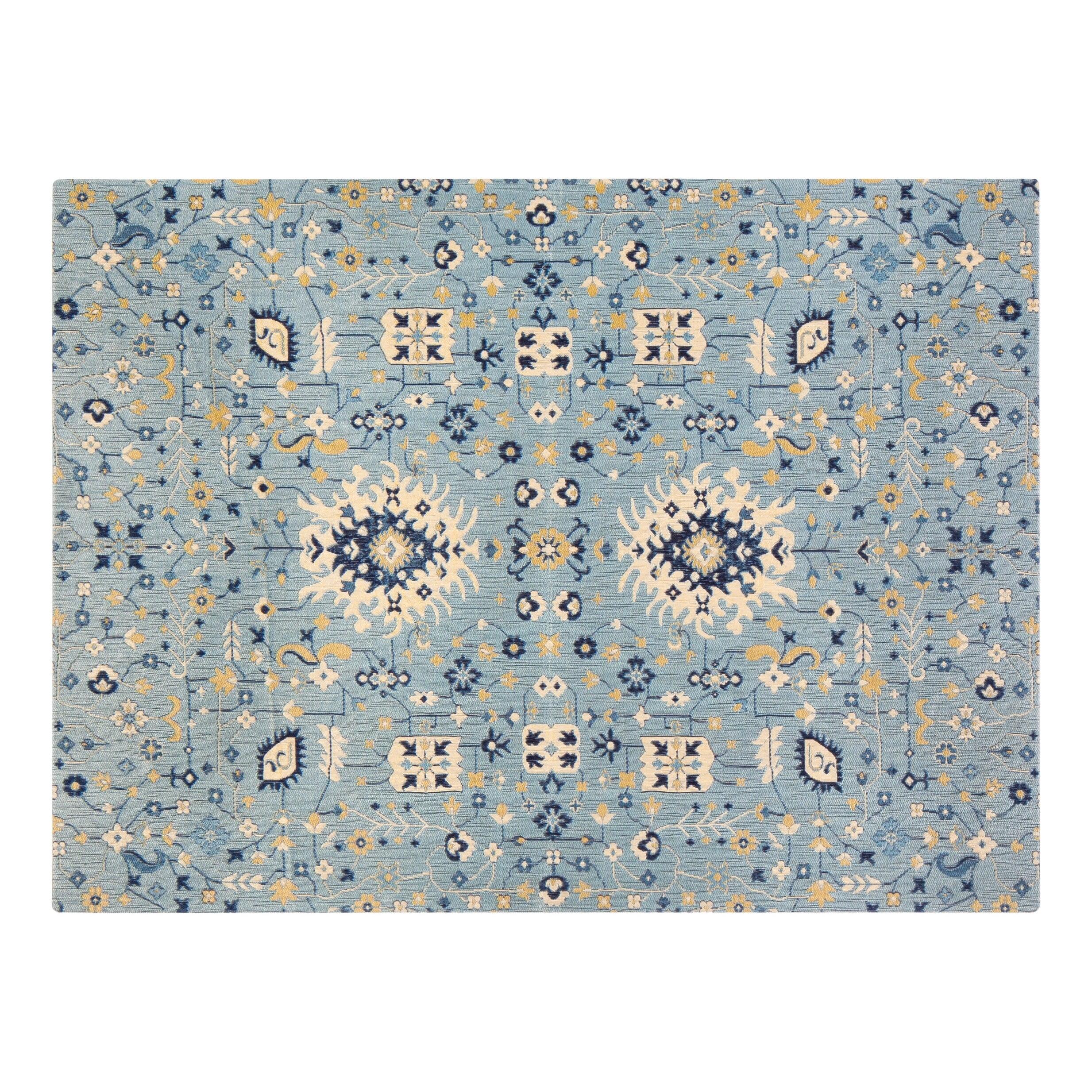 Anji Mountain Tabriz Carpet Straight Rectangular Chair Mat