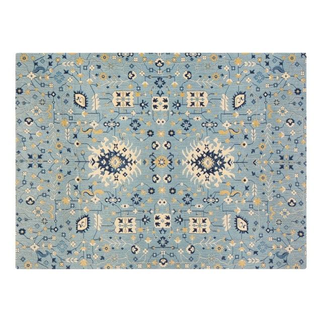 Anji Mountain Tabriz Carpet Straight Rectangular Chair Mat