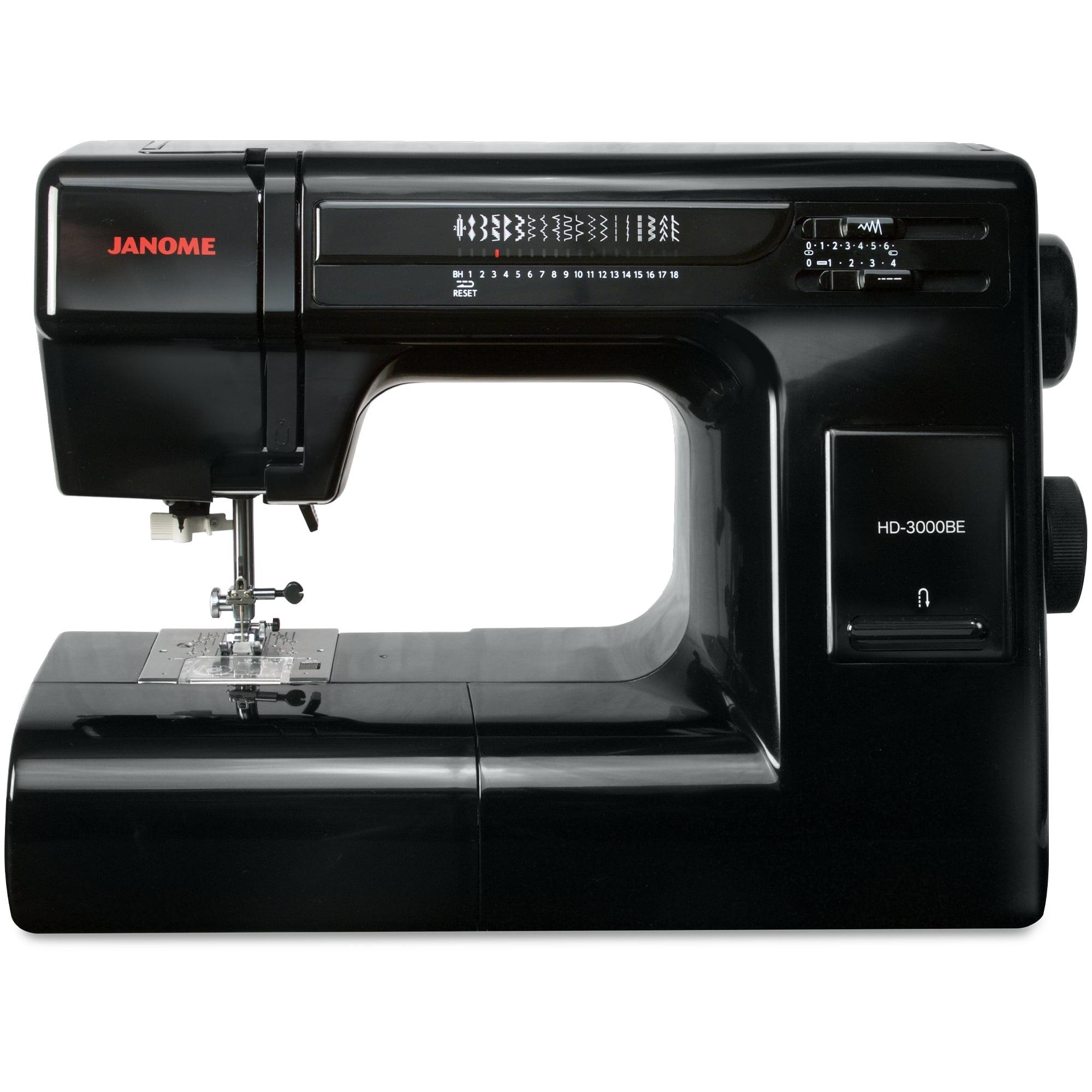 Janome HD3000BE Black Edition Heavy Duty Mechanical Sewing and Quilting Machine