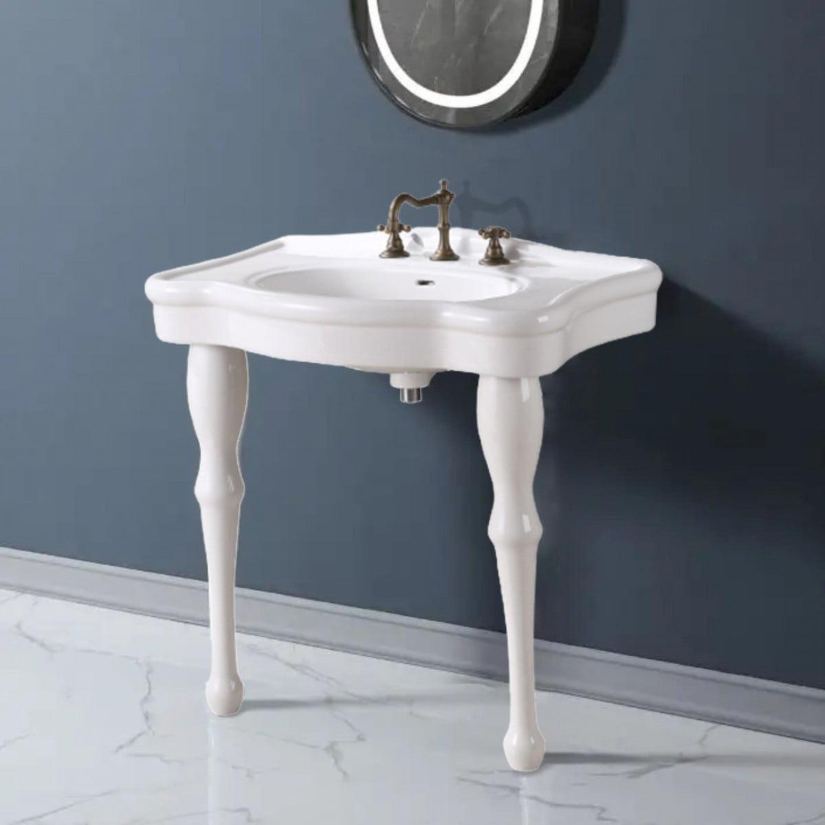 The Renovators Supply Inc. 19'' Gloss Specialty Bathroom Sink with Overflow