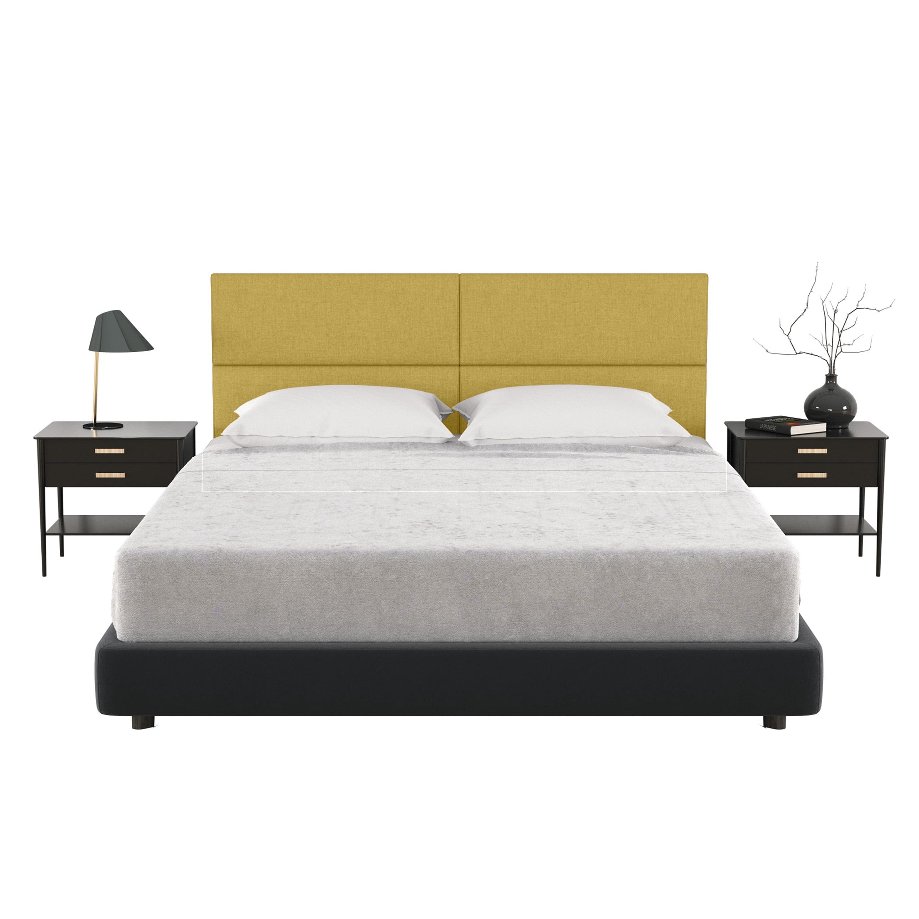 Panelist Modern Padded Headboard - Set of Wall Mounted Panels