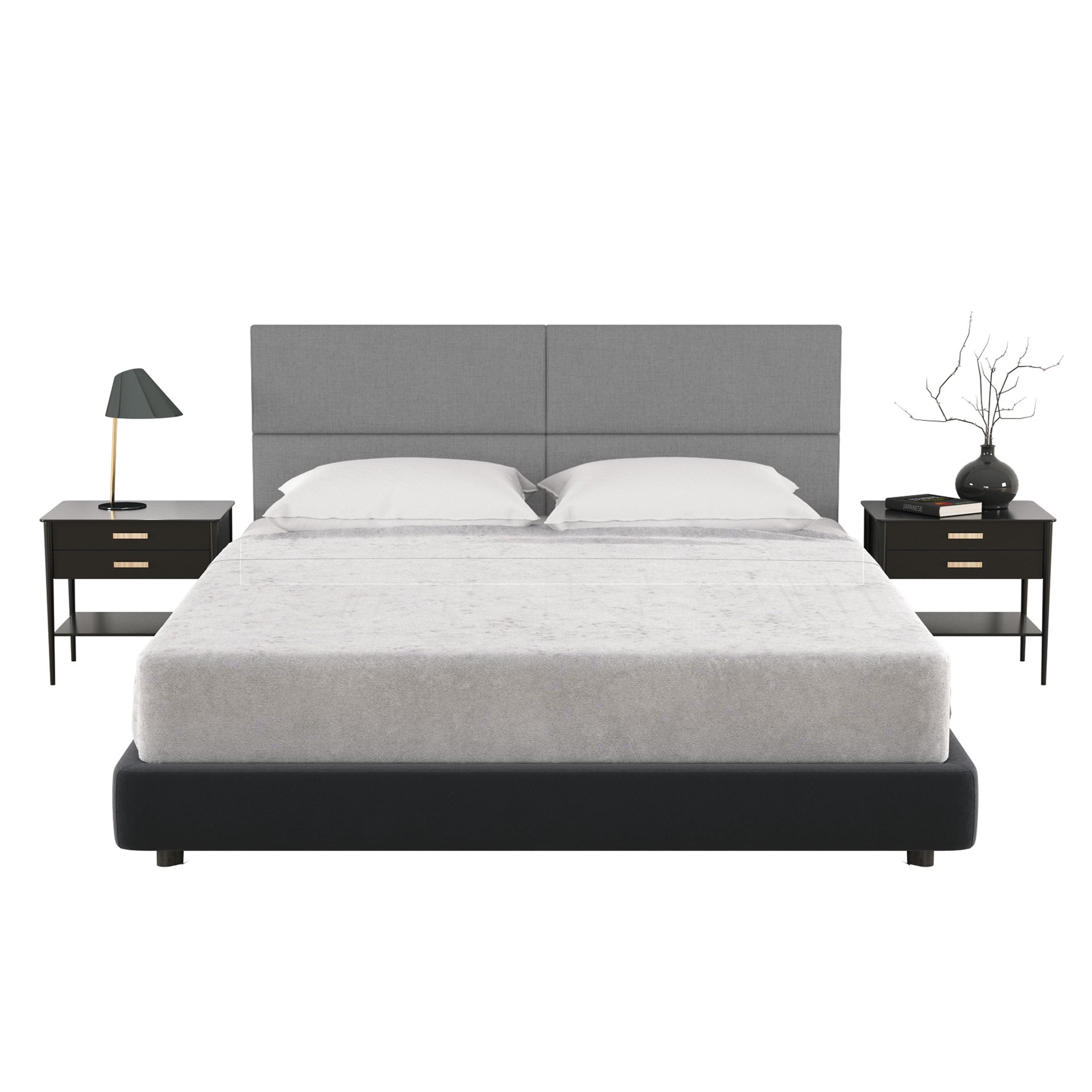 Panelist Modern Padded Headboard - Set of Wall Mounted Panels