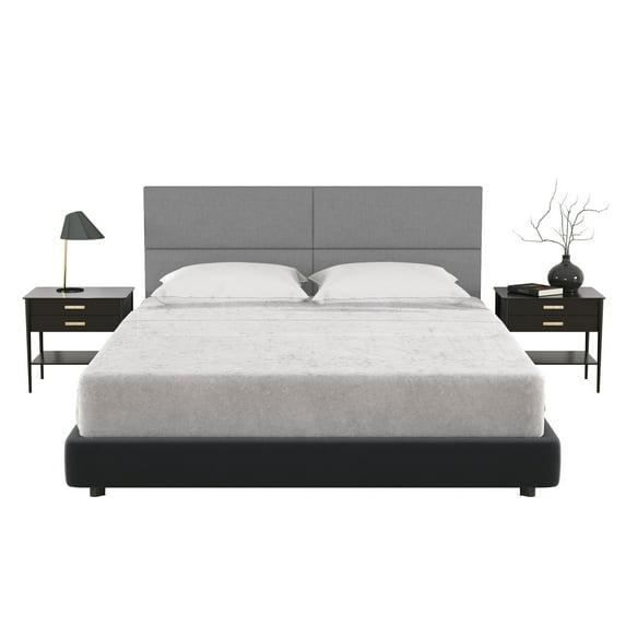 Panelist Modern Padded Headboard - Set of Wall Mounted Panels