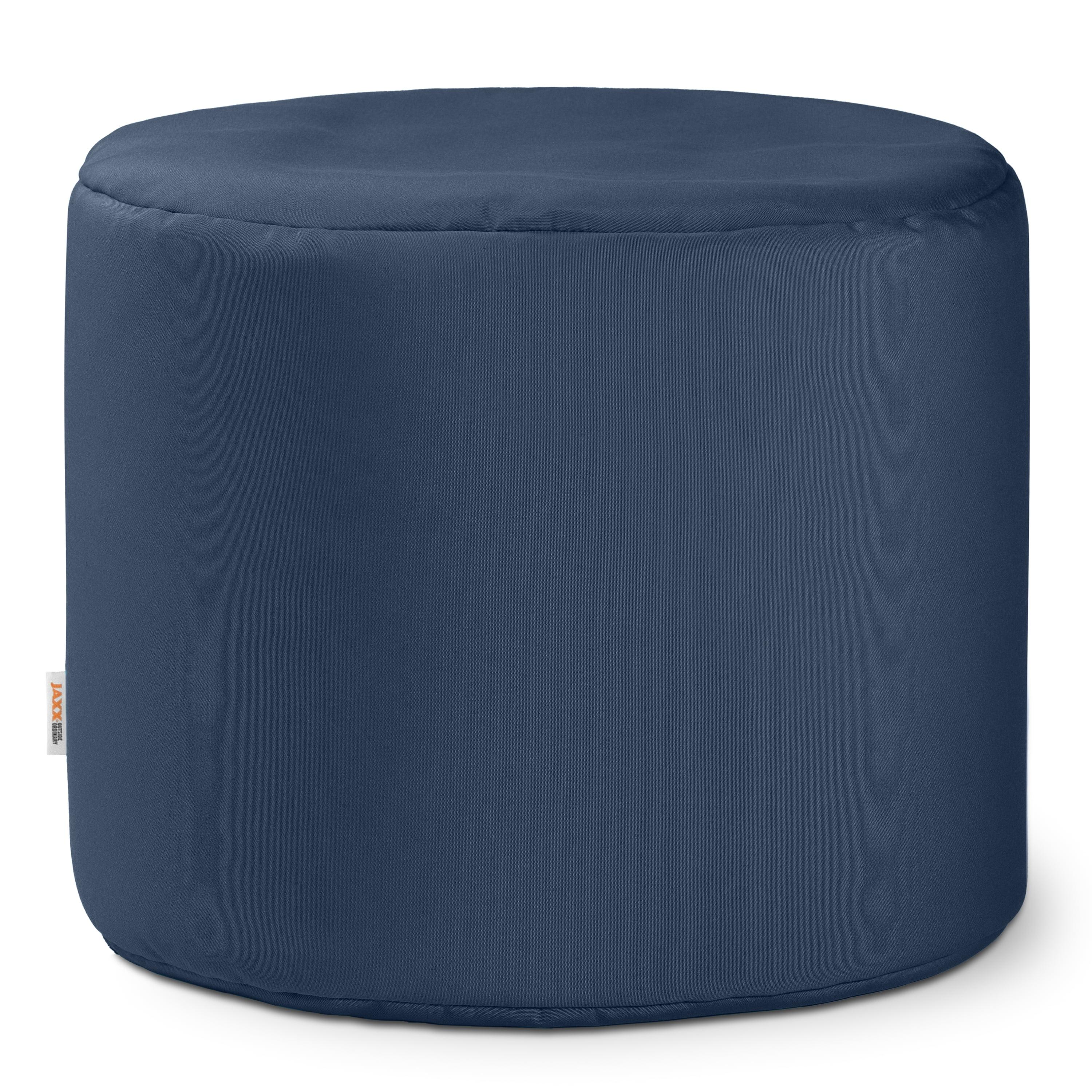 Damato Round Outdoor Pouf Ottoman