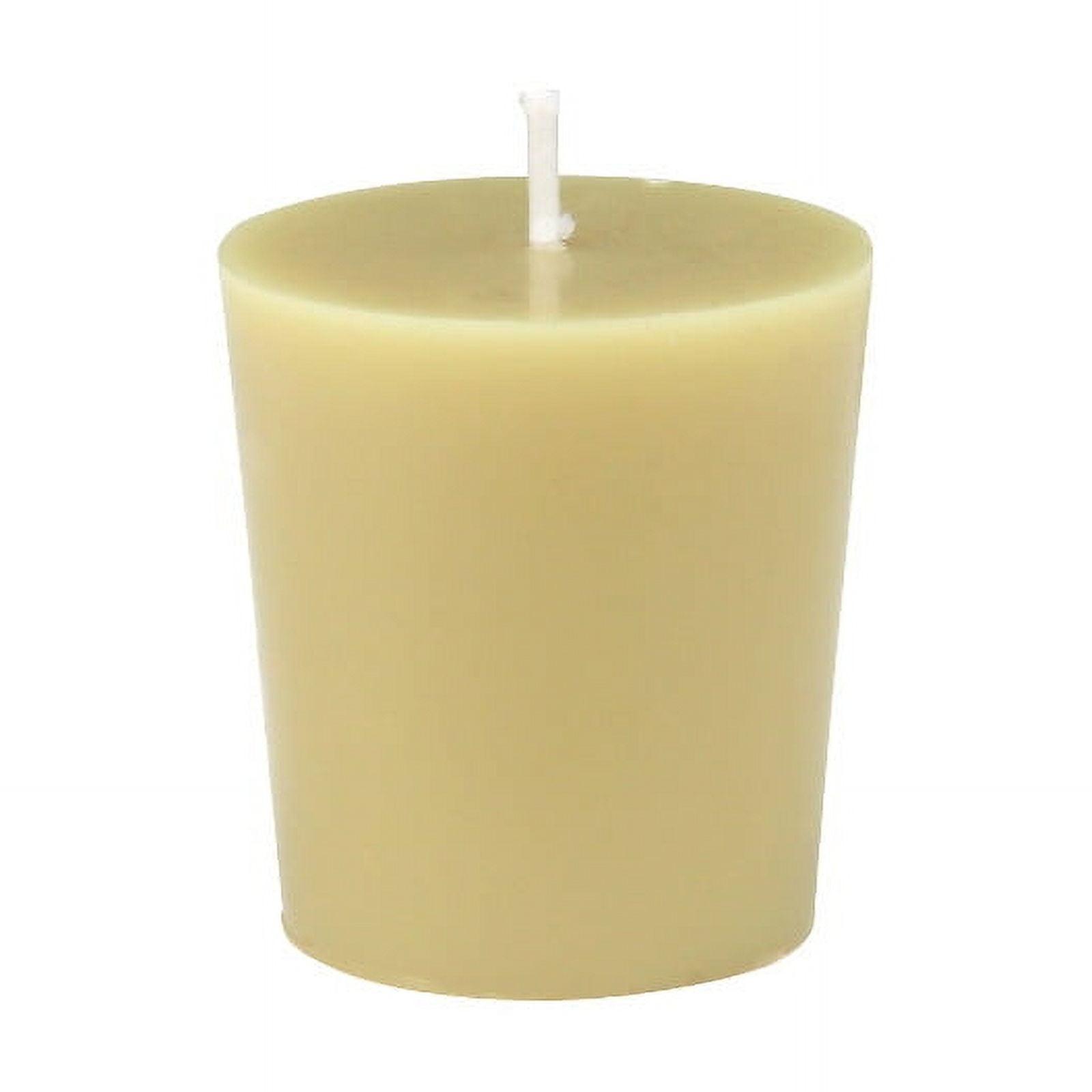 Sage Green Handpoured Cotton Wick Votive Candles, Set of 12