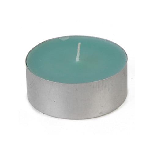 Aqua Blue 12-Piece Flameless Dripless Tealight Candle Set