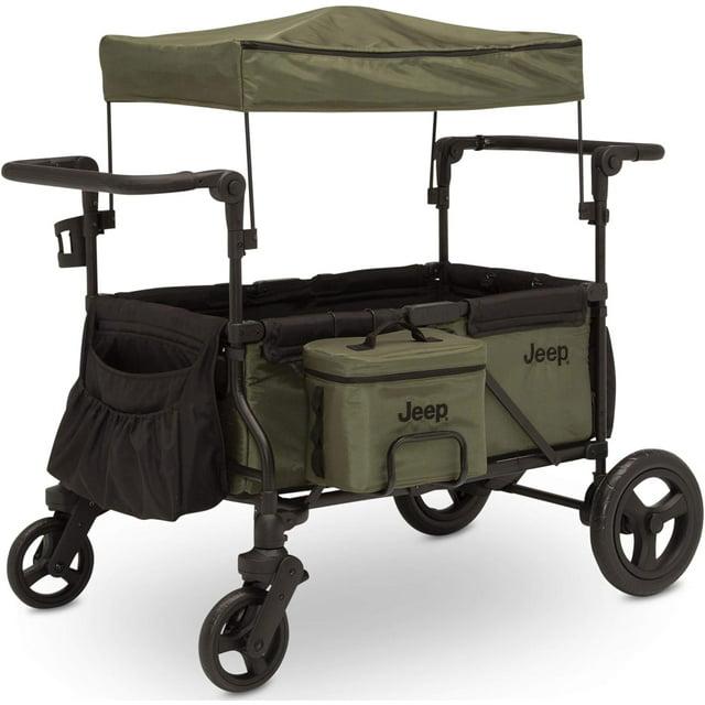 Delta Children Jeep Deluxe Wrangler Stroller Wagon with Cooler Bag and Parent Organizer by Delta Children
