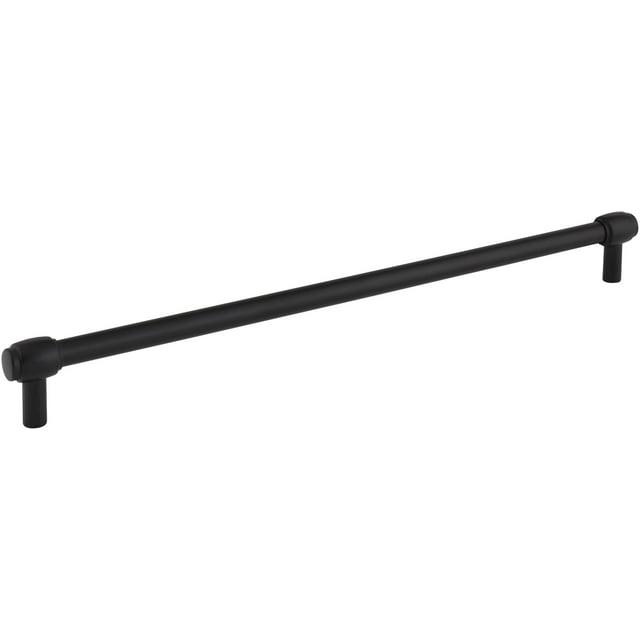 305 Mm Center-To-Center Matte Black Hayworth Cabinet Bar Pull