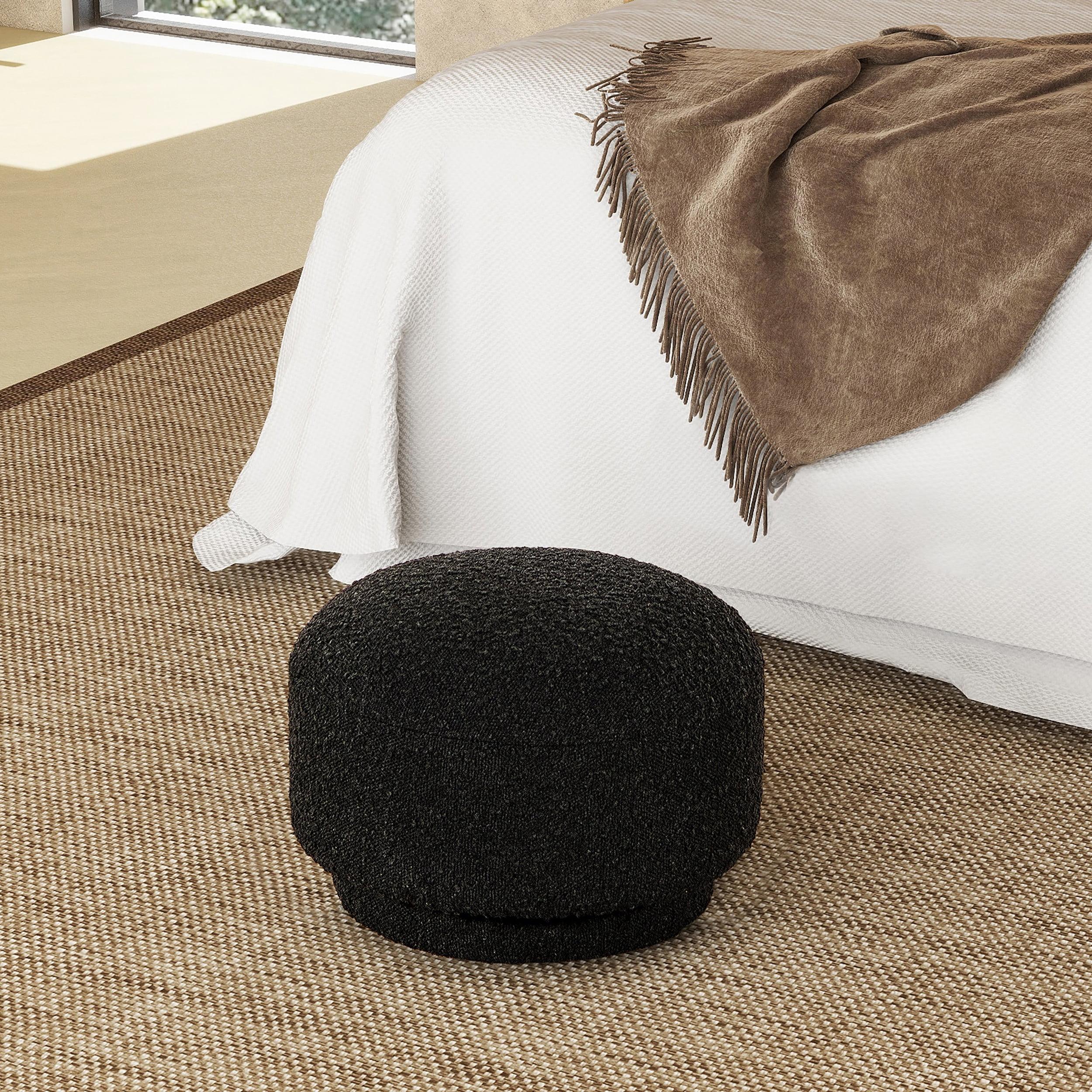 Jennifer Taylor Home Fuji 15" Mushroom Modern Footstool Ottoman