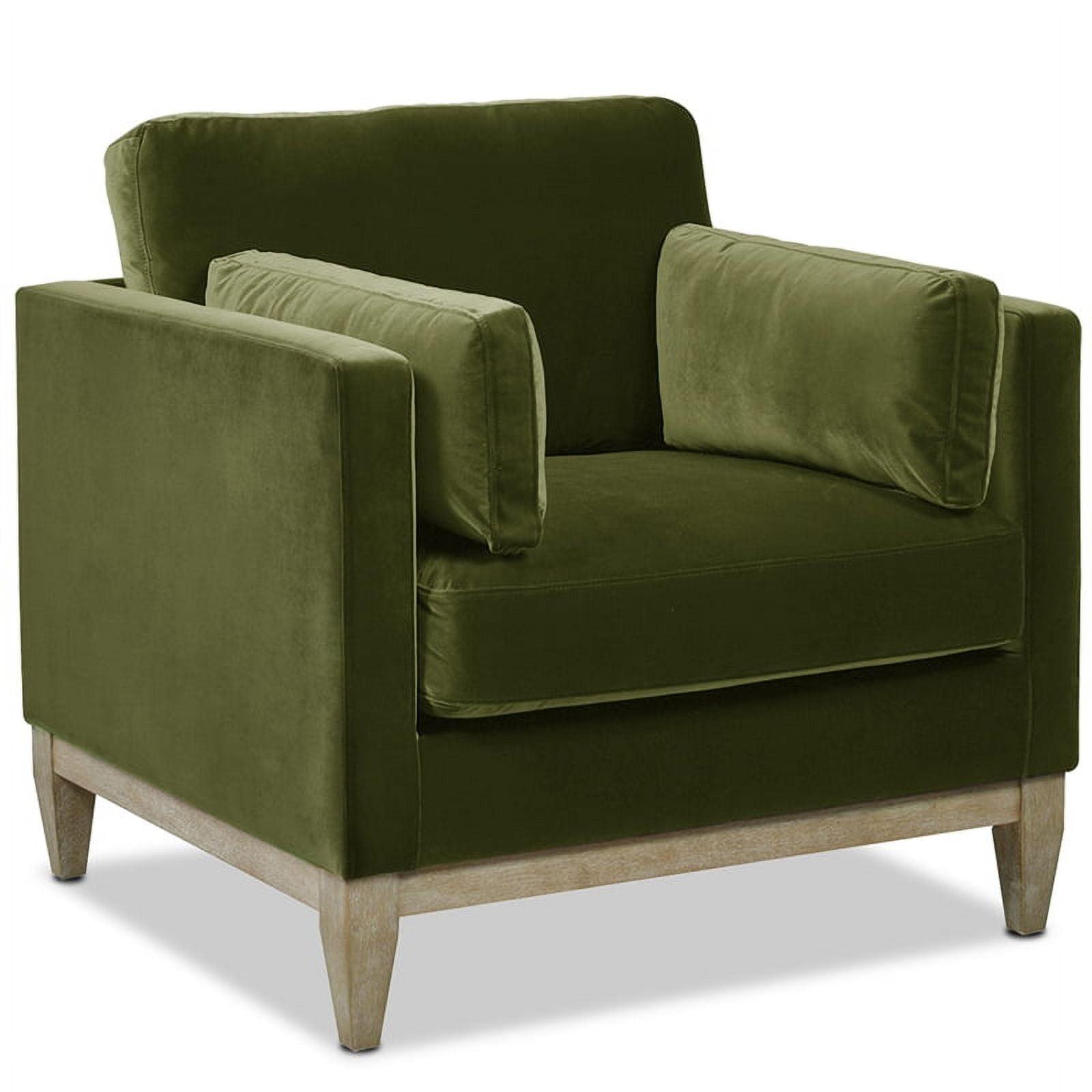 Jennifer Taylor Home Knox 36" Modern Farmhouse Arm Chair Olive Green