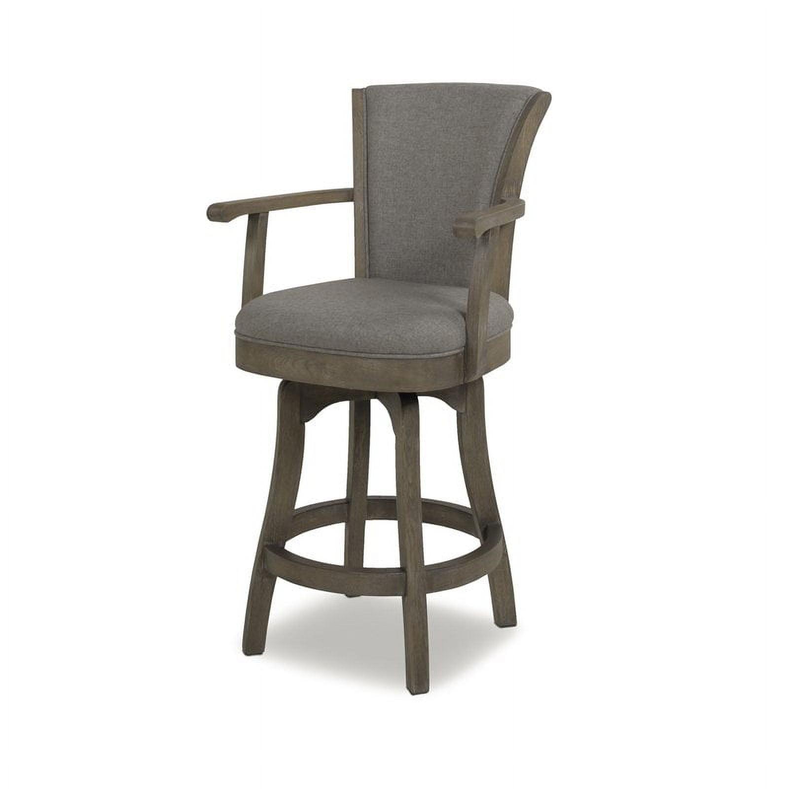 Jennifer Taylor Home Williams 27" Counter Height Bar Stool Dark Heathered Grey