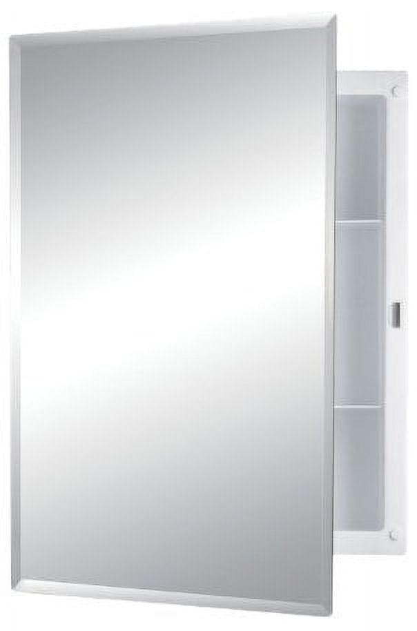 Jensen Frameless Polished Edge Mirror Medicine Cabinet, 16" x 22"