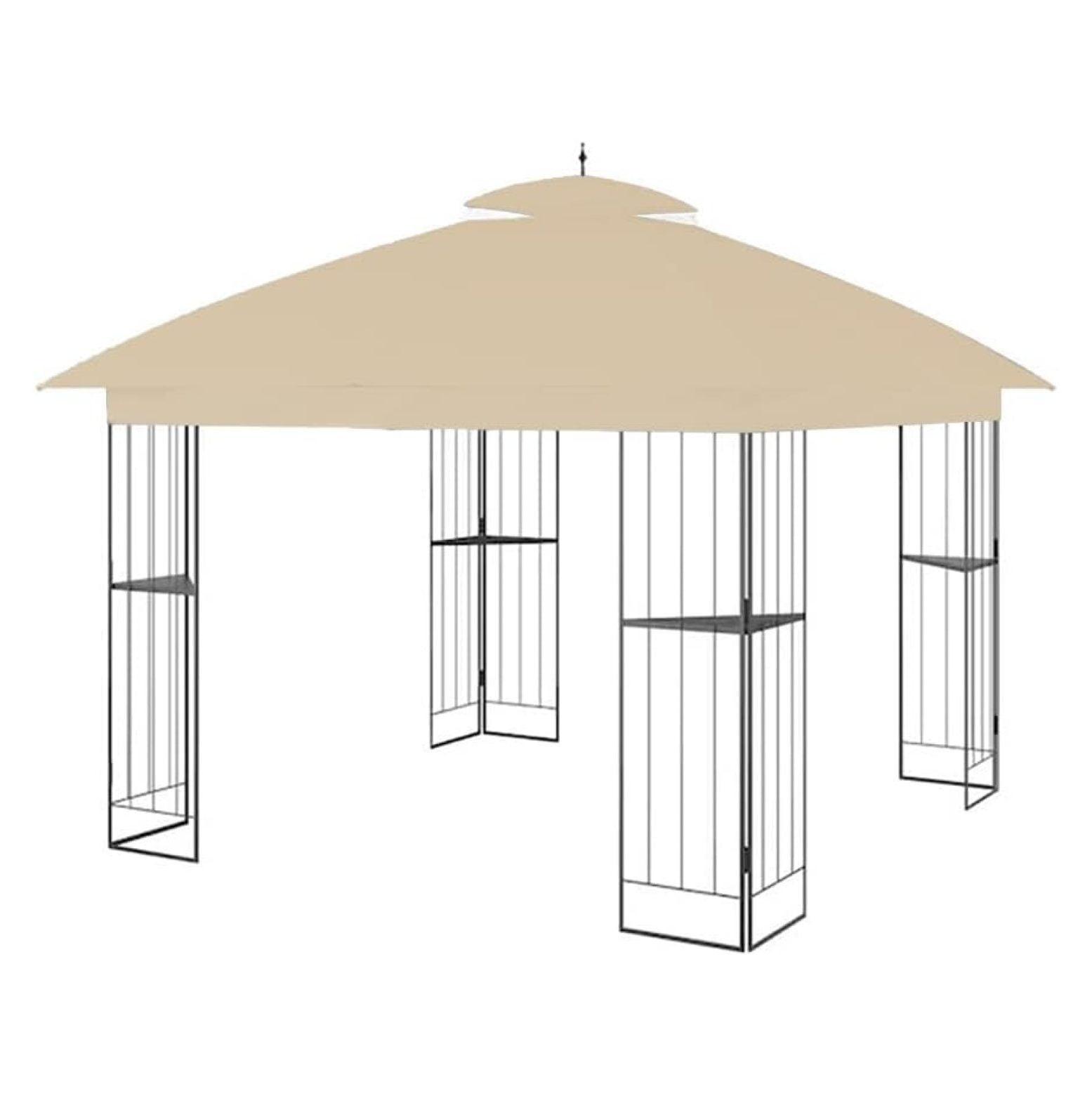 Garden Winds Replacement Canopy Top Cover Compatible with The Style Selections 10ft Gazebo -TPGAZ9116A/B - Riplock 350