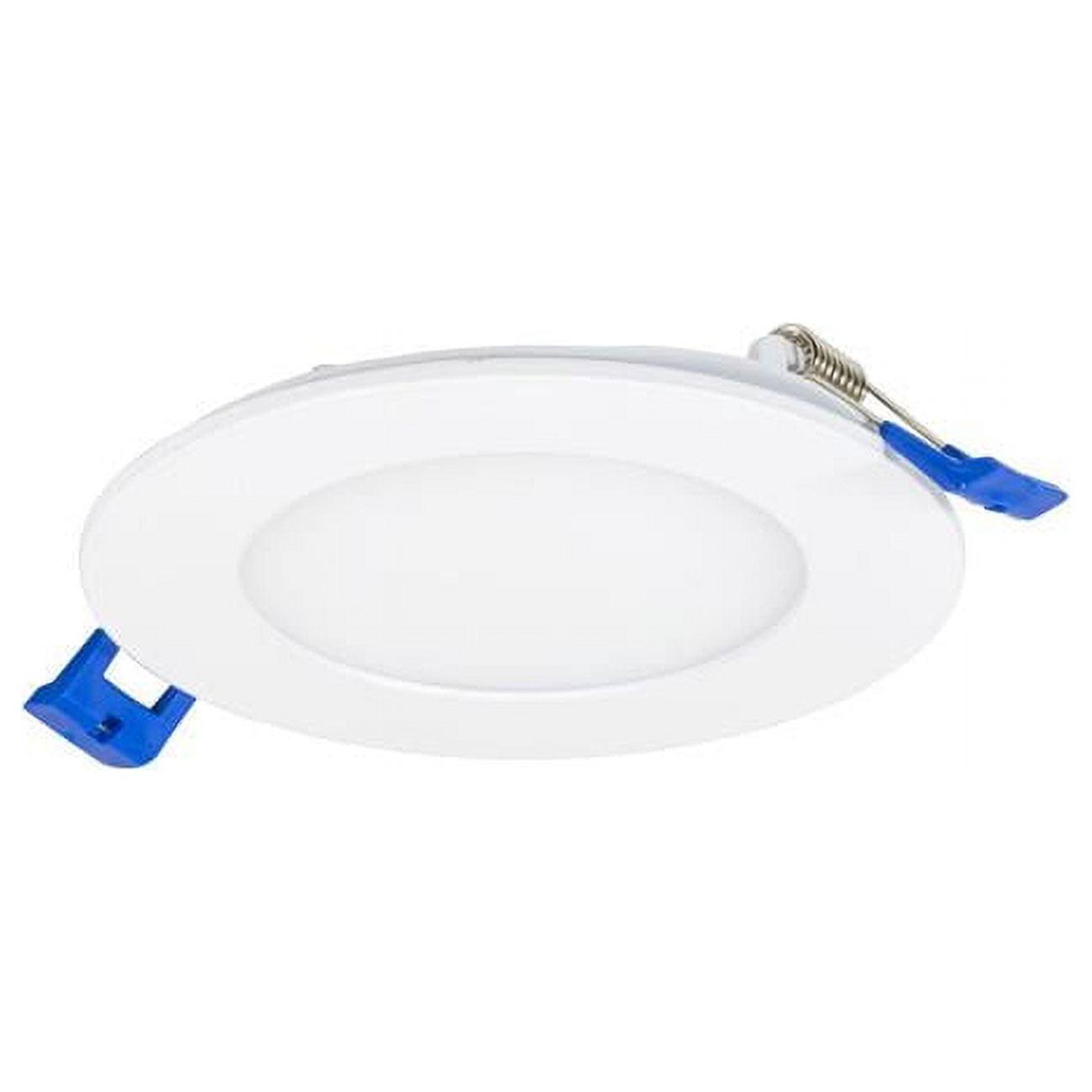 4-Inch White Ultra Slim LED Downlight with Switchable CCT