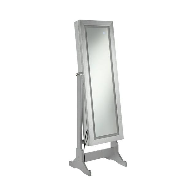 Jewelry Cheval Mirror Silver