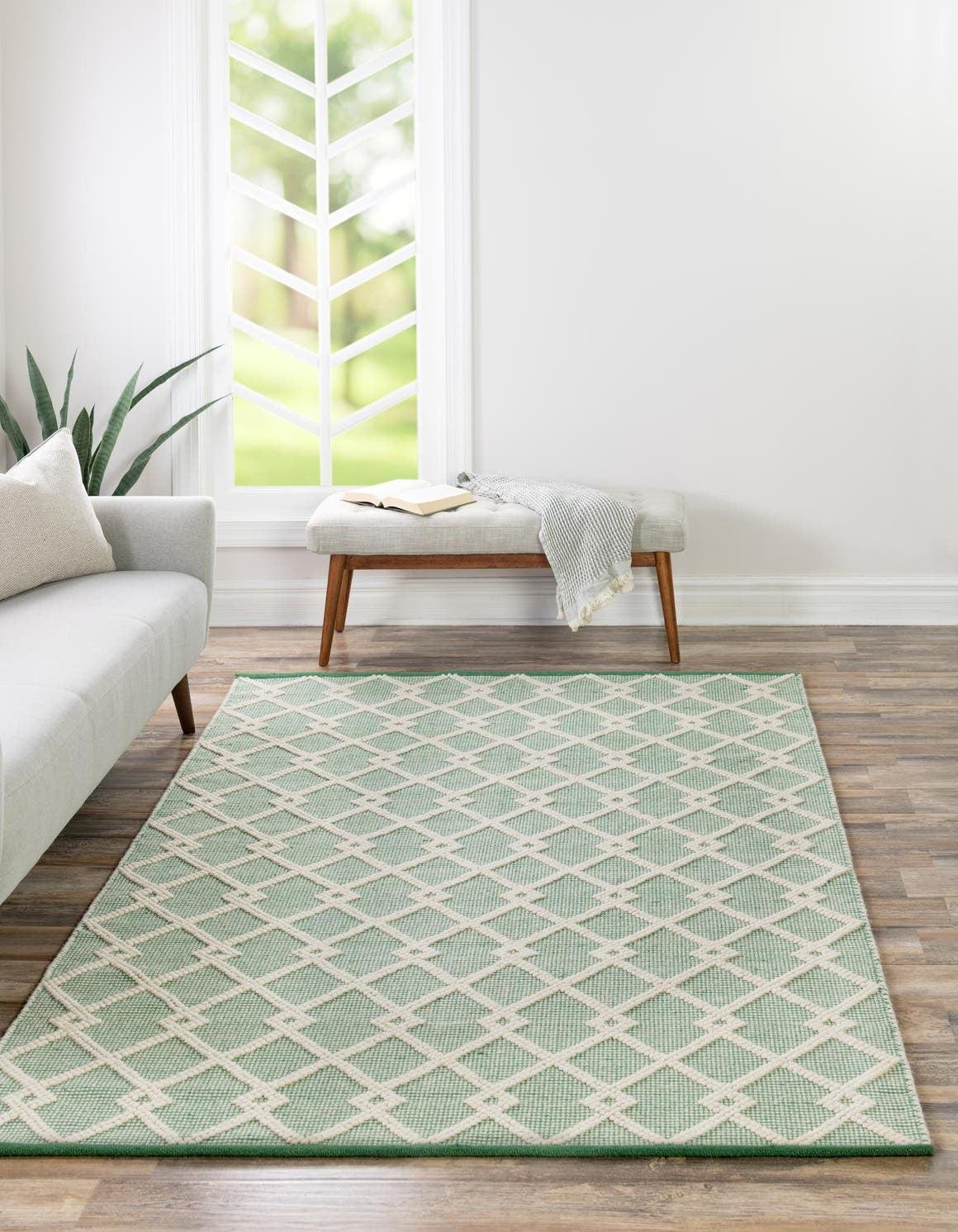 Jill Zarin English Manor Hand Knotted Geometric Rug