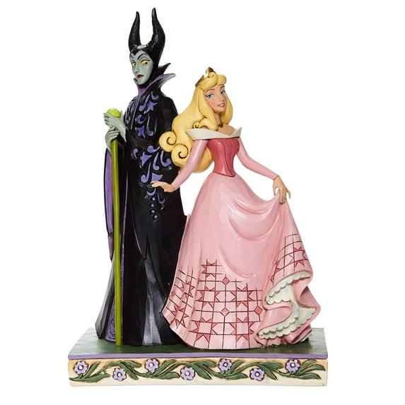enesco Disney Traditions Jim Shore Aurora & Maleficent Figurine 9in H