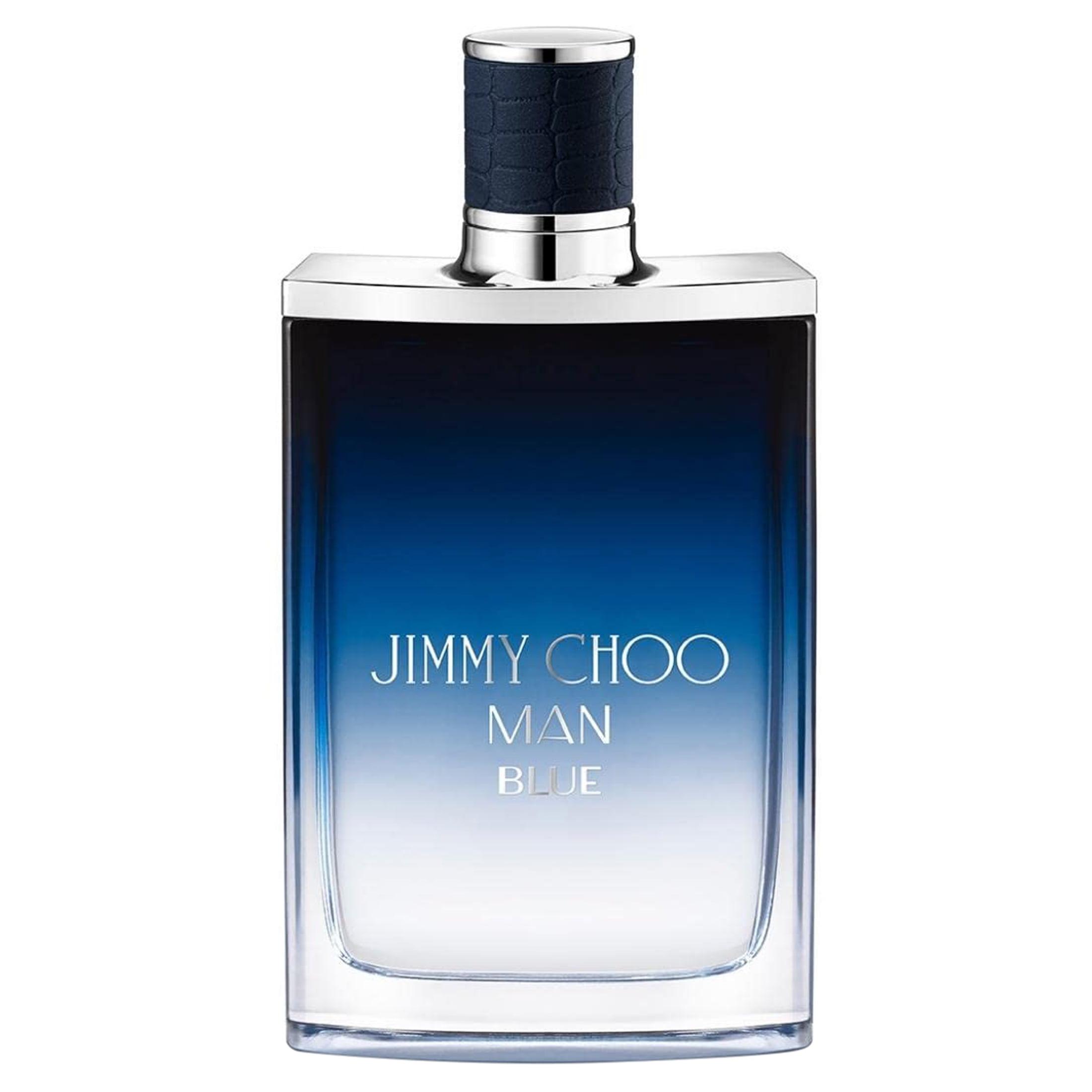 Jimmy Choo Man Blue Cologne Spray, Citrusy, Fresh, Musky, Spicy, Woody Scent, 3.3 oz