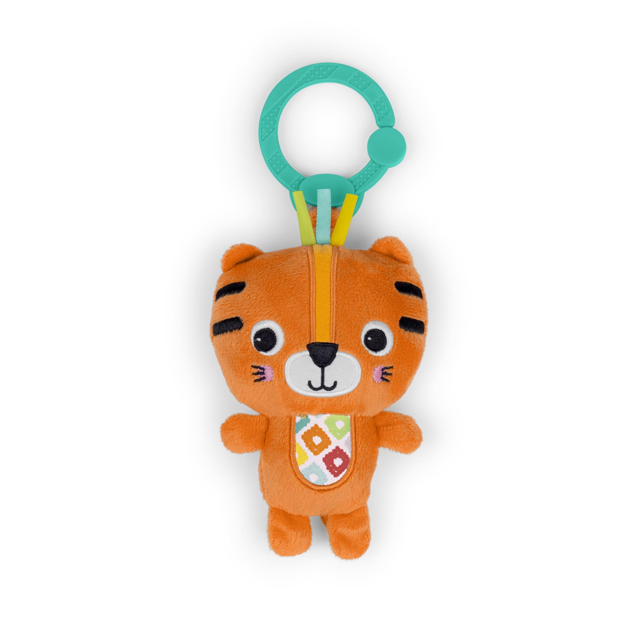 Jingle Joy Reach & Rattle Baby Toy for Stroller - Tiger - Unisex, Newborn +