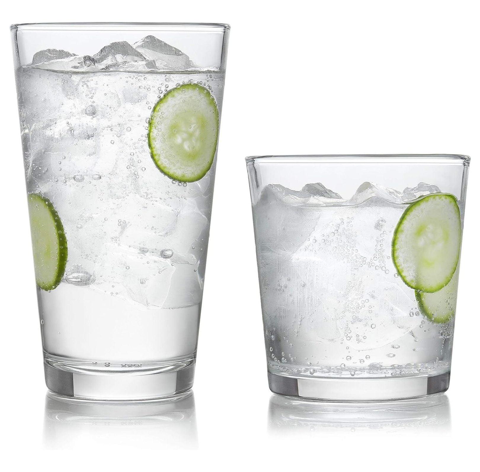 Libbey Preston 16-Piece Tumbler and Rocks Glass Set