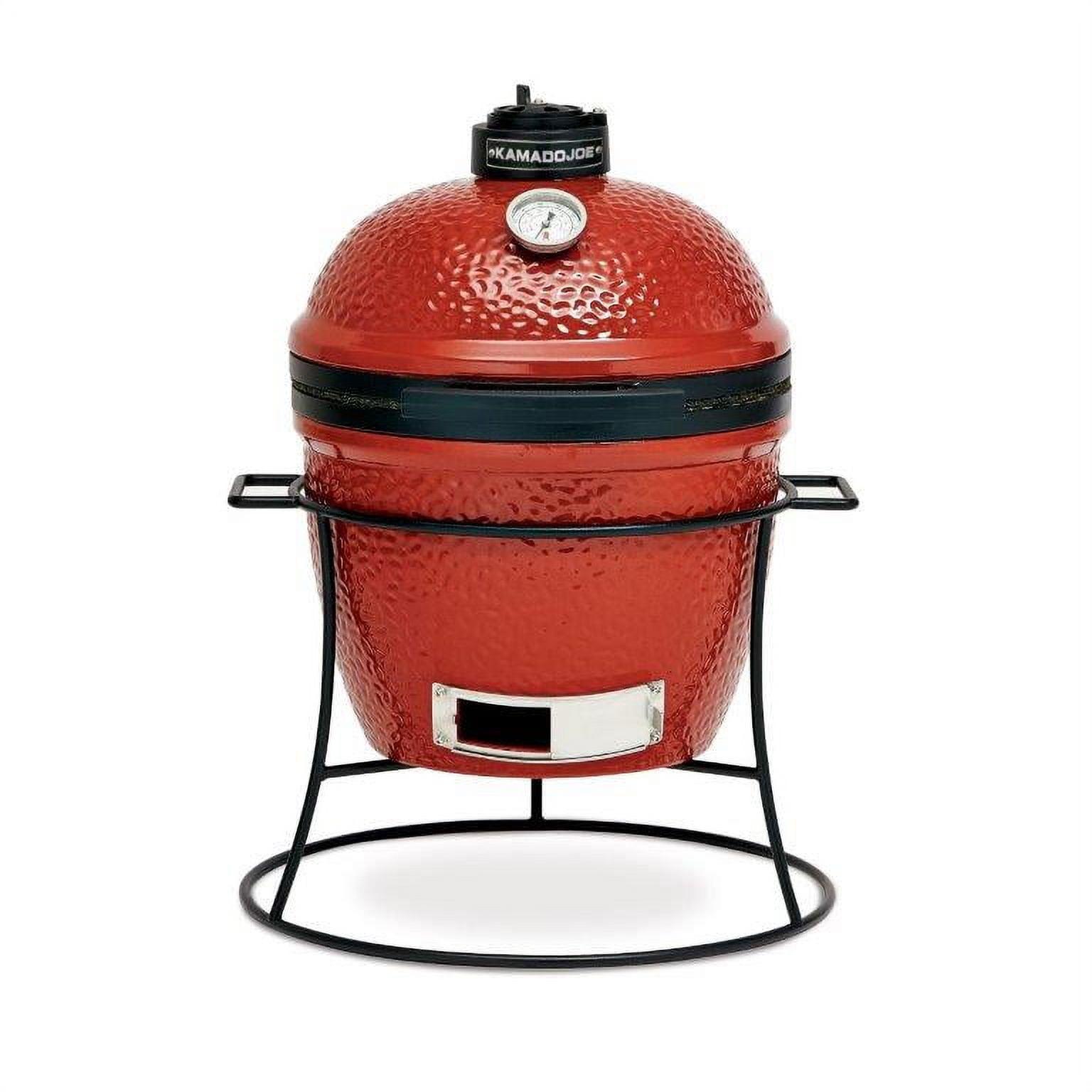 Kamado Joe Joe Jr 13.5-inch Portable Charcoal Grill in Red