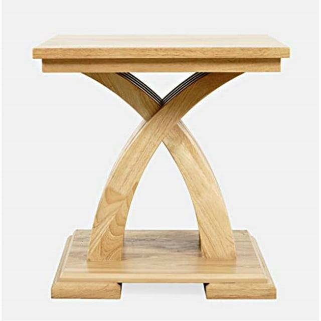 Anthology Contemporary Curved Base Square End Table