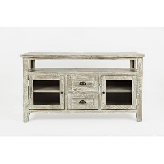 Jofran Artisan's Craft Rustic Farmhouse Distressed Acacia Storage Console