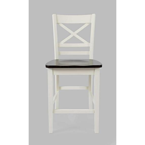 Jofran Asbury Park Solid Acacia Farmhouse X Back Stool (Set of 2)