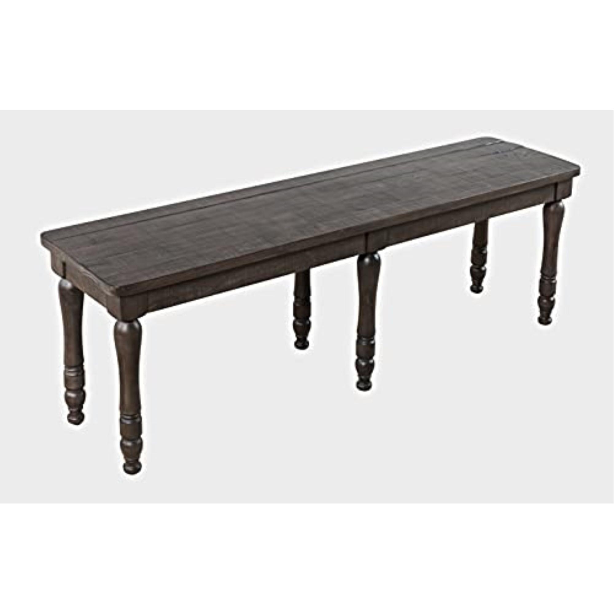 Madison County 54" Rustic Brown Reclaimed Pine Dining Bench